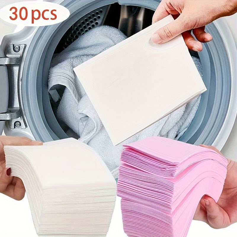 Pink Laundry Sheets for All Fabric Types with Long-Lasting Scent and Concentrated Cleaning Power