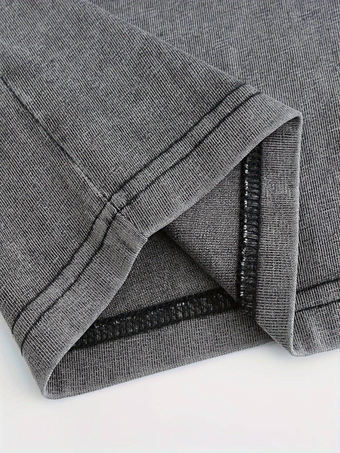 Men's Vintage Washed Cotton T-Shirts Pack Short Sleeve Crew Neck Drop Shoulder Casual