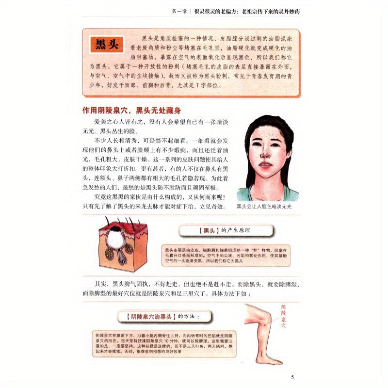 Traditional Chinese Family Health Book with Remedies Paperback Chinese Medicine Guide