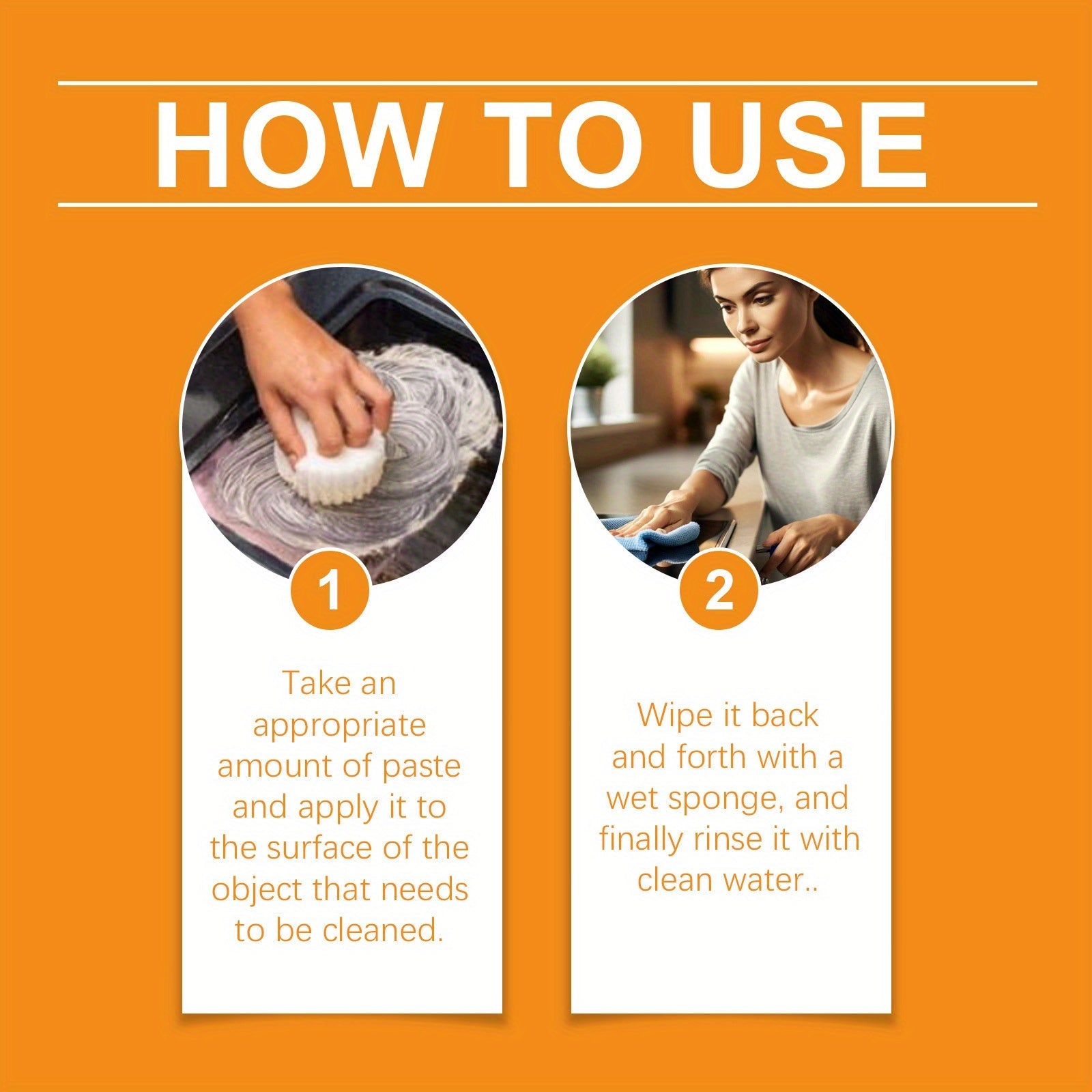 Versatile Kitchen Cleaner Cream for Stovetops and Surfaces with Salicylic Acid