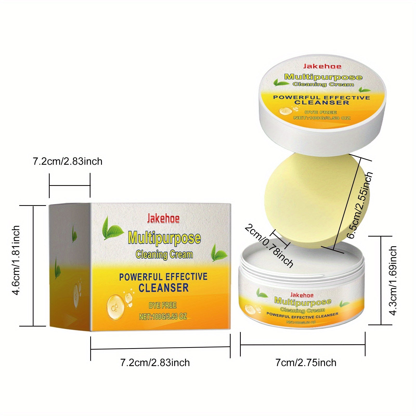 Versatile Kitchen Cleaner Cream for Stovetops and Surfaces with Salicylic Acid