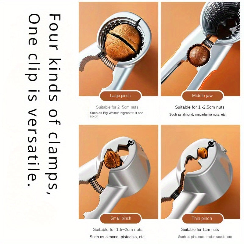 Walnut Nutcracker with Non-Slip Handle for Cracking Nuts at Home