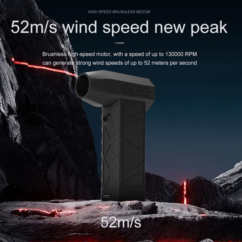 Mini Cordless Blower Hair Dryer and Air Duster for Cleaning Snow Drying