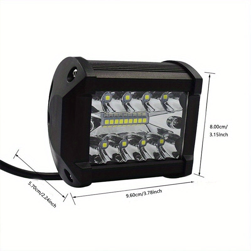 2 Pieces LED Work Lights for Cars RVs Motorcycles 10.16cm Brightness 12V