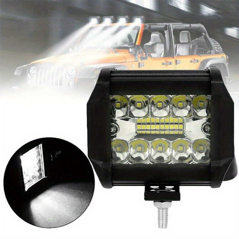 2 Pieces LED Work Lights for Cars RVs Motorcycles 10.16cm Brightness 12V
