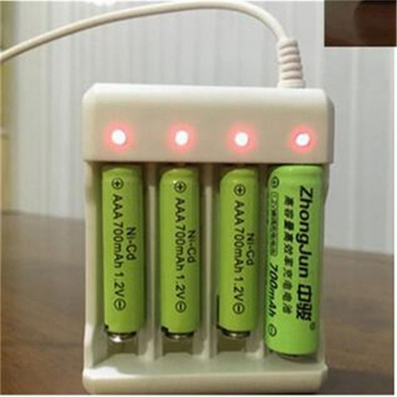 Smart USB Battery Charger for AA AAA Lithium Batteries with LED Indicator