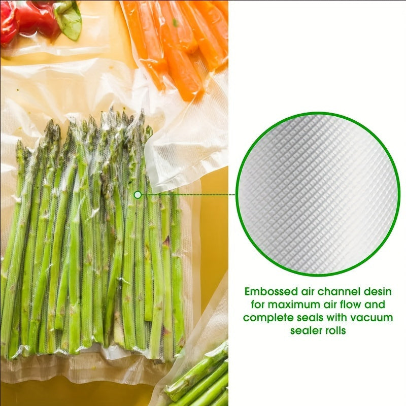 100pcs Food Storage Vacuum Sealer Bags Reusable Heat Resistant BPA-Free