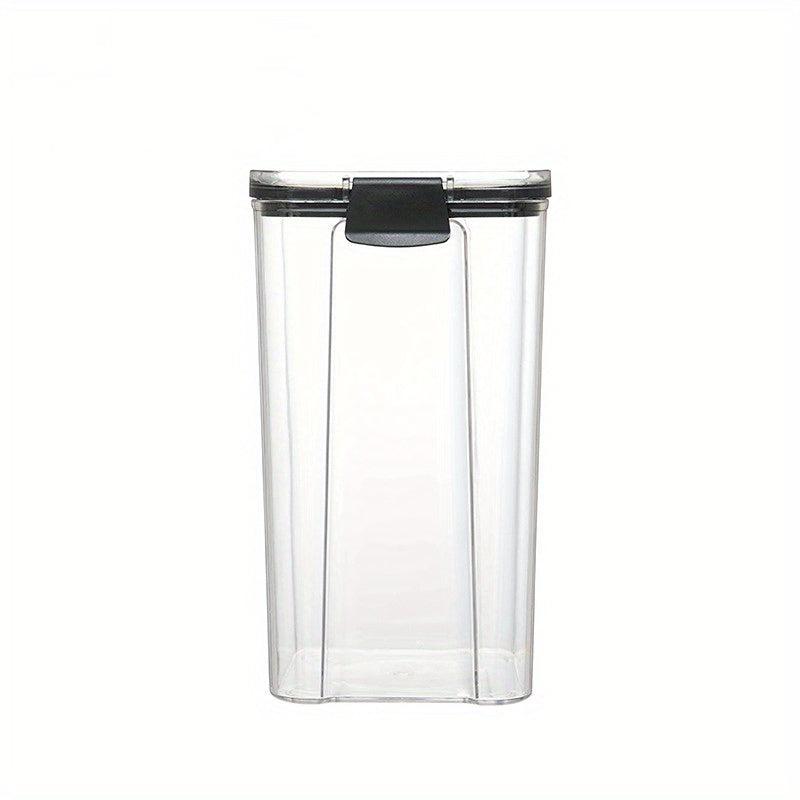 Clear Food Storage Container Airtight Canister for Kitchen Dry Food Cereal