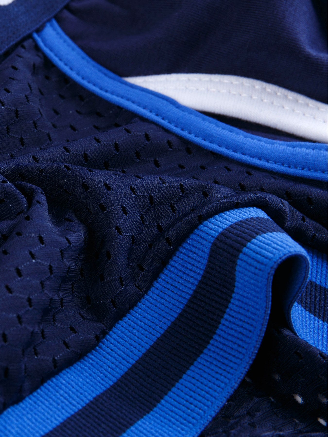 Men's Boxer Briefs Set of 3 Black White Blue Low Waist Breathable Mesh Color Block