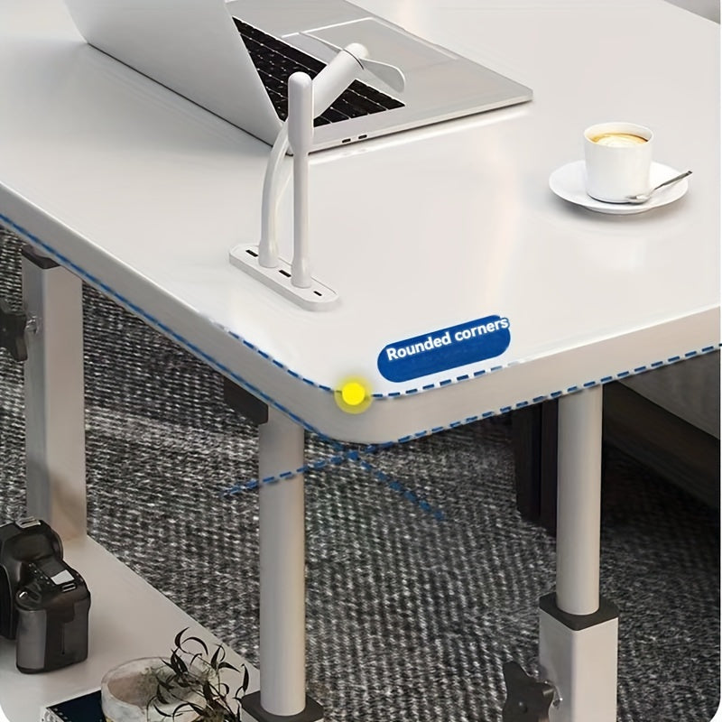 Folding Adjustable Height Table for Home Office Dorm Lightweight Portable