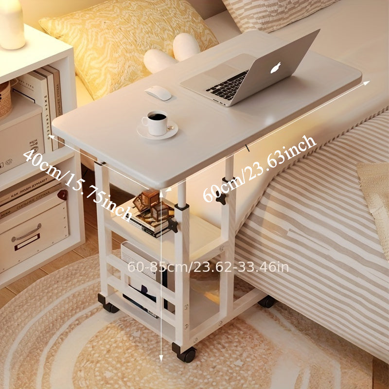 Folding Adjustable Height Table for Home Office Dorm Lightweight Portable