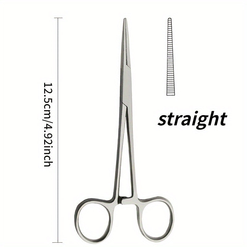 Stainless Steel Hemostatic Forceps Surgical Clamp for Precision Surgery Fishing Pet Care