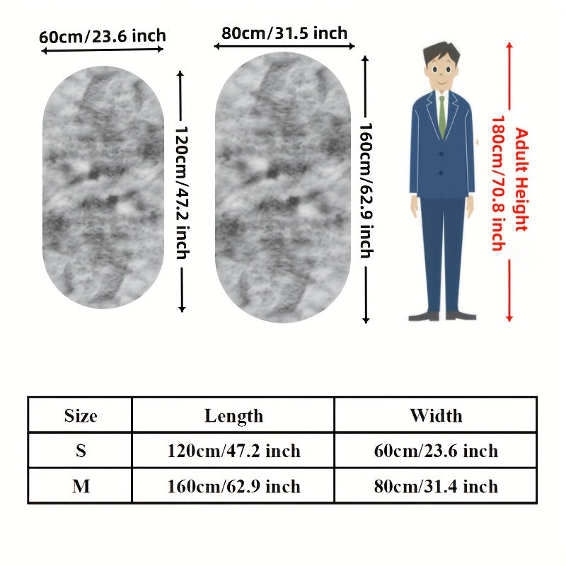Zamonaviy va qulay, sirpanmaydigan gilam - yashash xonasi, yotoqxona va o'yin xonasi uchun ideal - yumshoq polyesterdan tayyorlangan, qulay tarzda mashinada yuvilishi mumkin, uy dizayni uchun ideal.