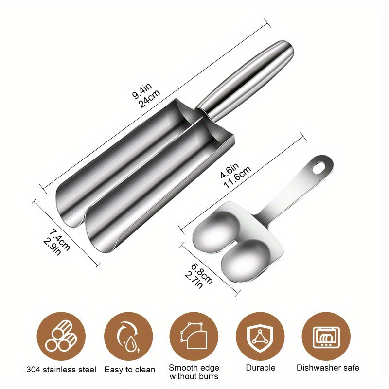 Herramienta de cocina para albóndigas de acero inoxidable para albóndigas, bolas de pescado y bolas de arroz