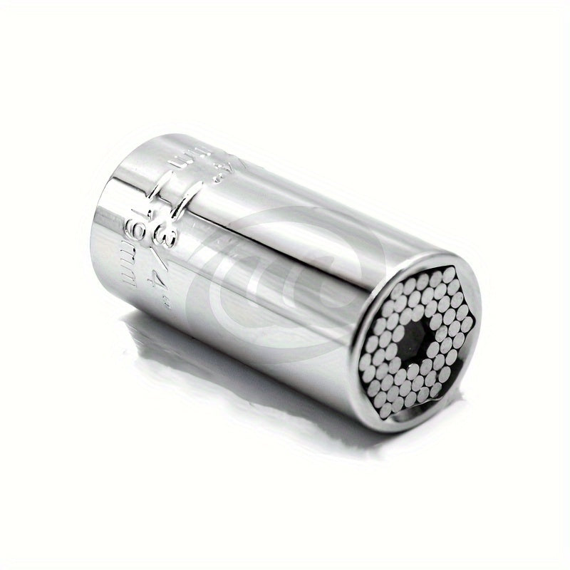 Universal Socket Wrench Set 7-19mm Chrome Steel Hand Tool for Ratchet and Drill