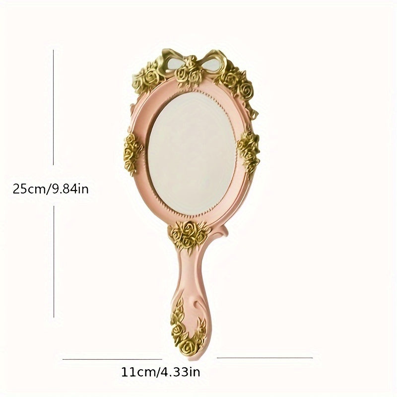 Yevropa vintage malika dizayni qo'lga olinadigan makiyaj oynasi, portativ keramika yuzasi, stol ustiga o'rnatish, egiluvchan va elektr energiyasini talab qilmaydi.