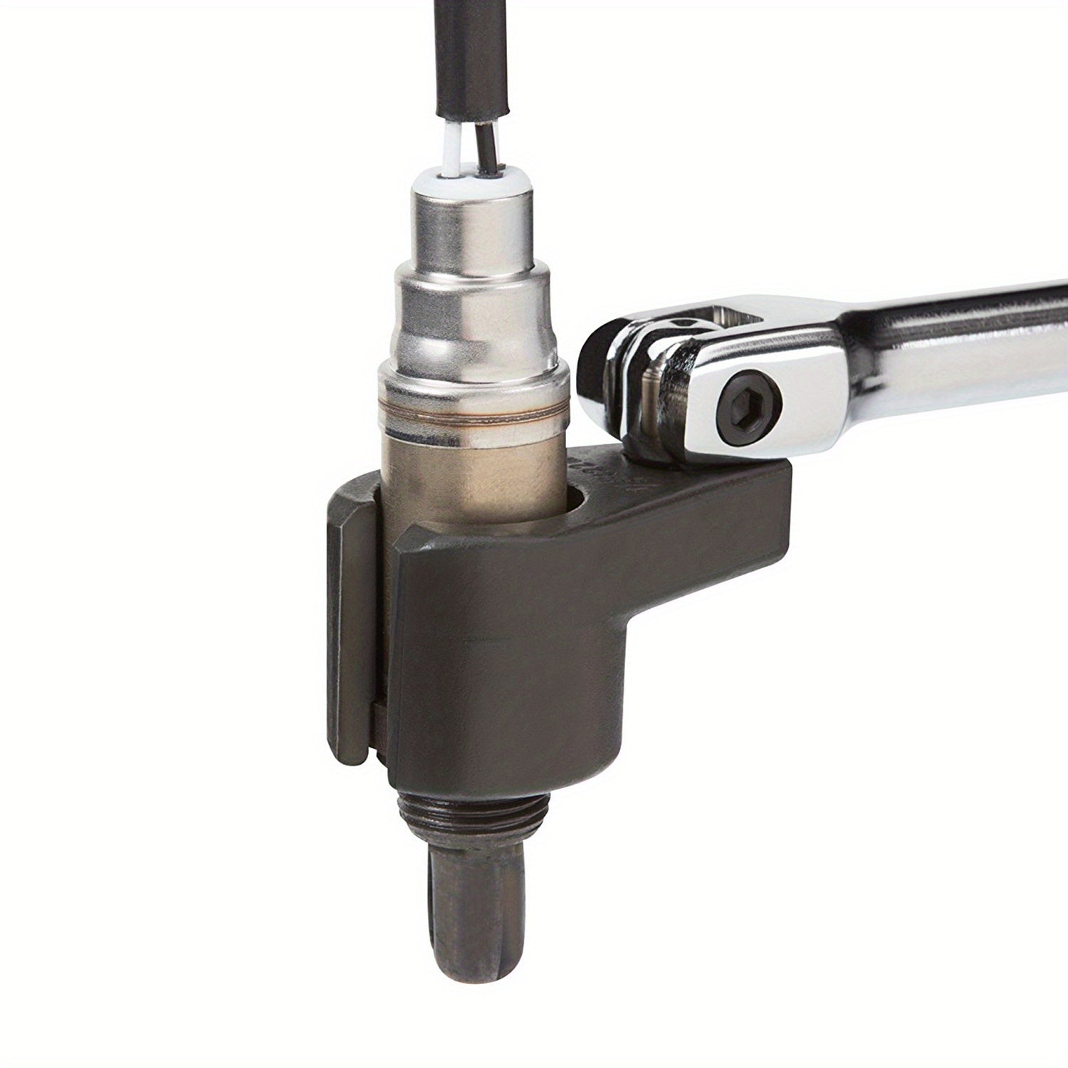 Universal Steel O2 Sensor Offset Wrench 3/8 Inch Drive 7/8 Inch