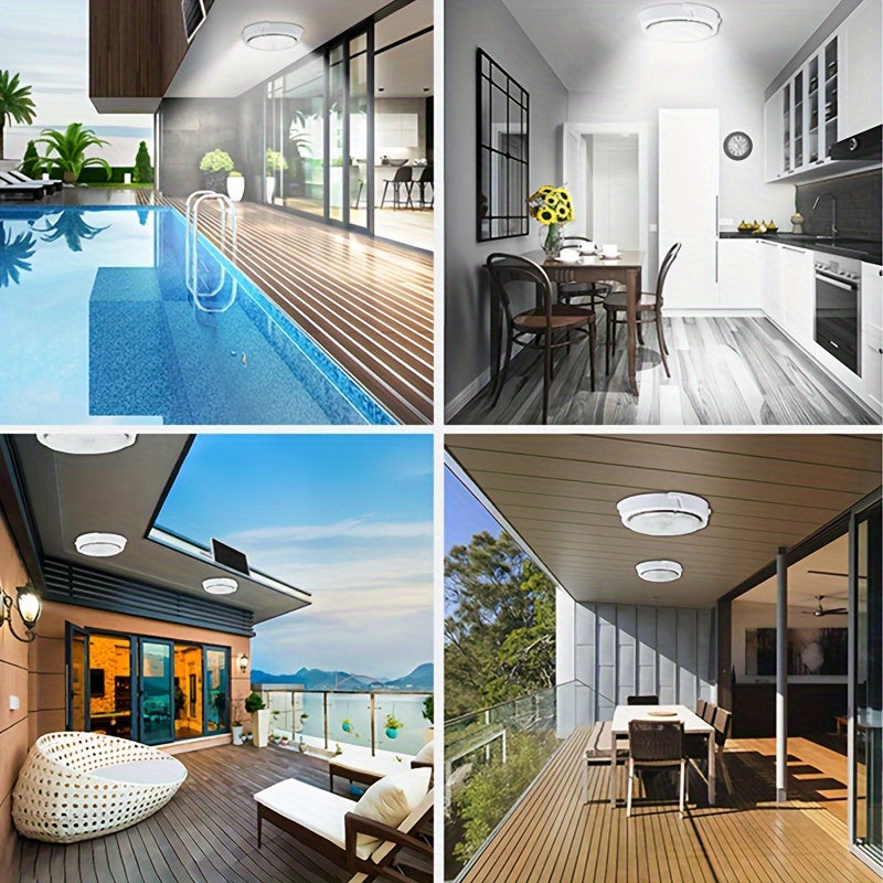 40W Solar Wall Light with Remote Control for Outdoor Garden Porch Balcony