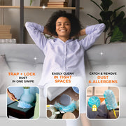 Juego de 10 recambios de cabezales de cepillo de polvo electrostático para limpieza del hogar