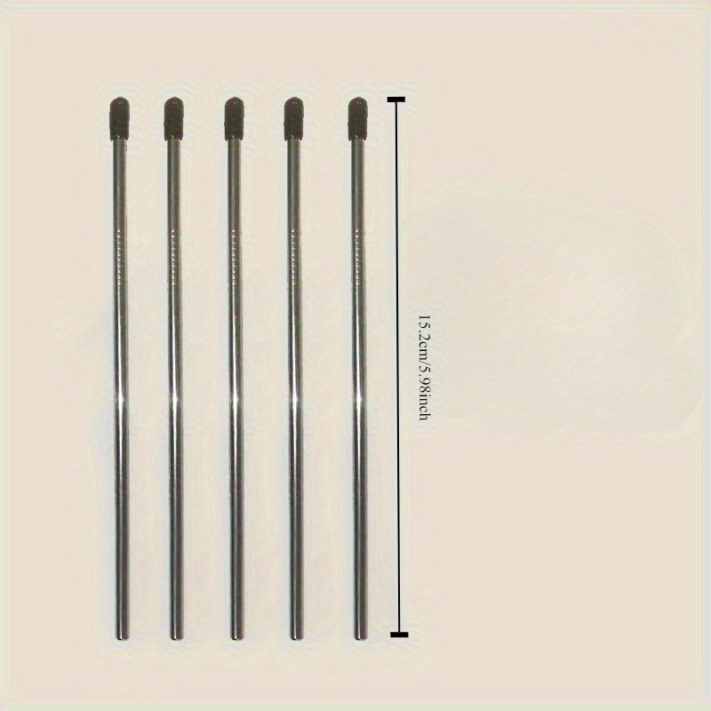 5-to'plamli metall shisha tutqichlari uchun idishlar uchun mos, racklar uchun xavfsiz yuvish, soda, vino, suv