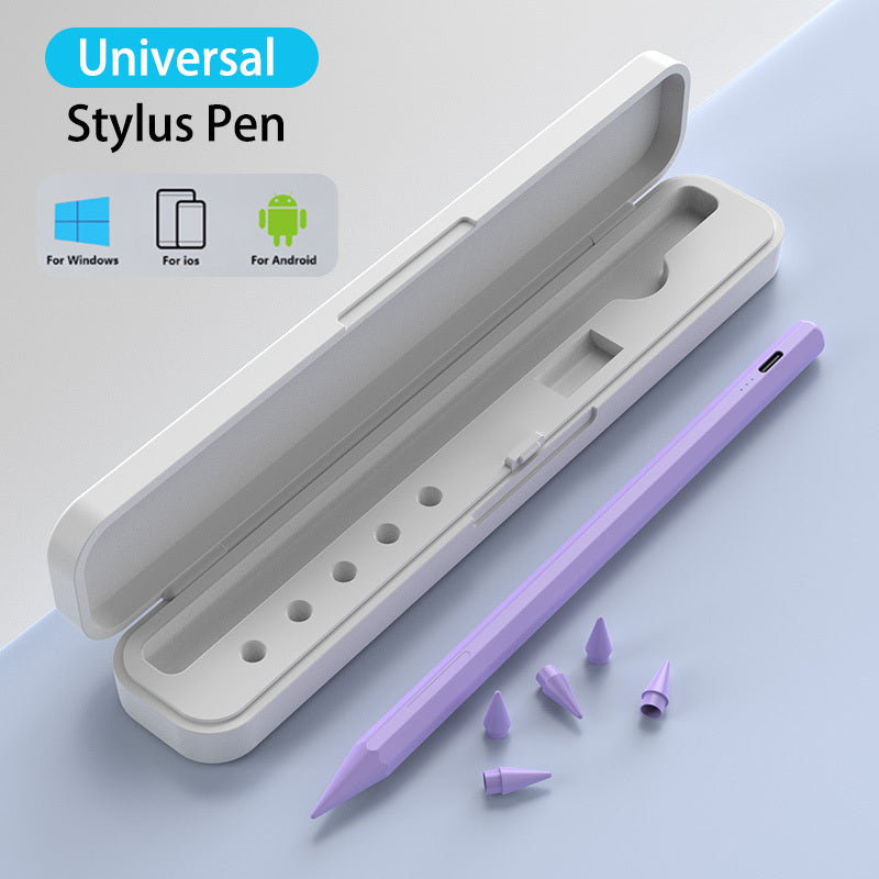 Rechargeable Stylus Pen for iPad, Tablets, and Phones with Capacitive Touch, Aluminum Alloy, Multiple Colors