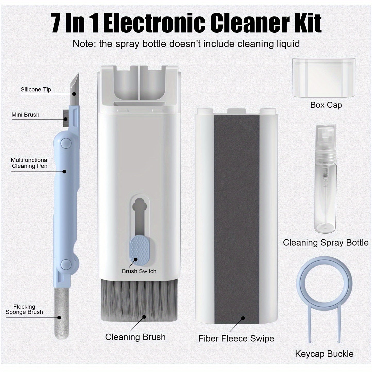 Multifunctional Cleaning Kit for Keyboards Earphones and Mobile Screens