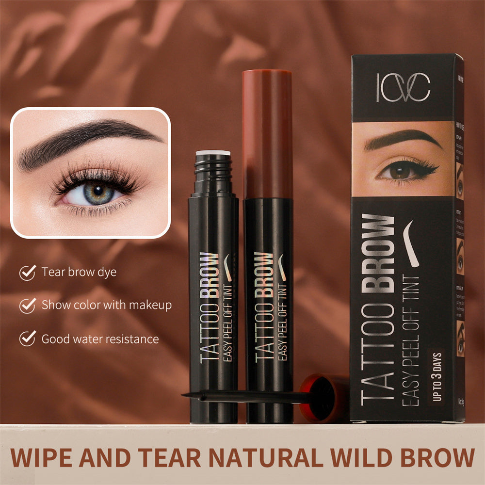 Eyebrow Tint Cream Long-Lasting Dye for Natural Brows All Skin Types