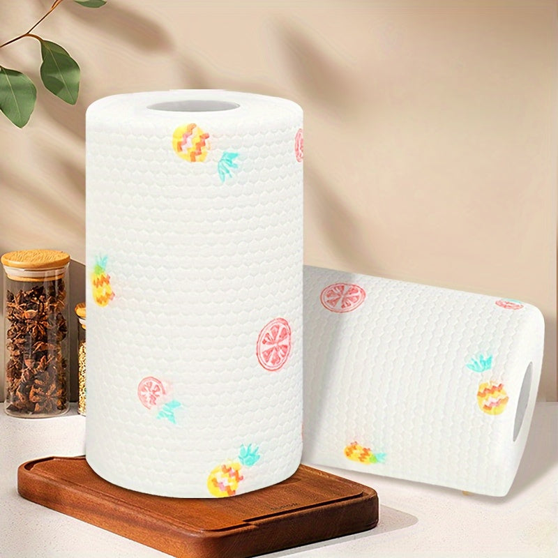 100 Pack Multi-Purpose Kitchen Towels Reusable Absorbent Dishcloths for Cleaning