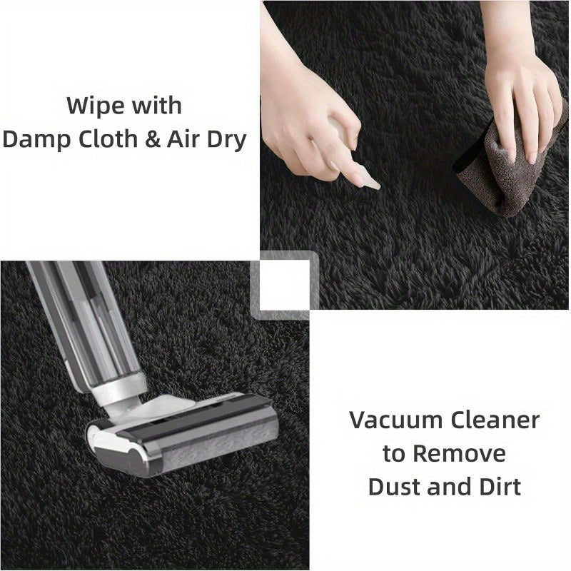 Роскошный серый искусственный меховой ковер большой мягкий для спальни и гостиной