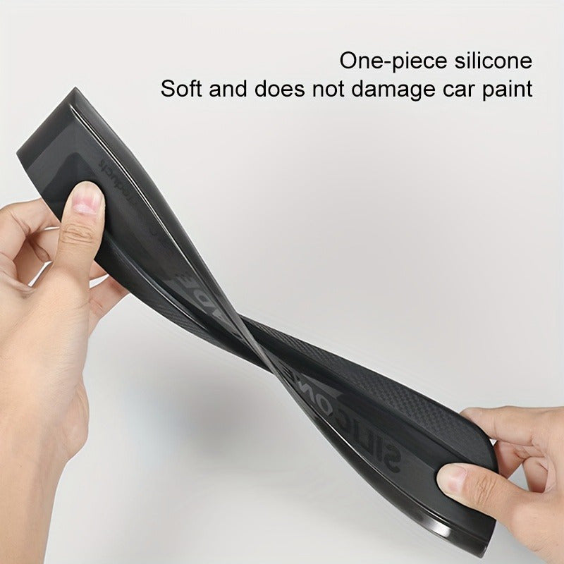 Flexible Silicone Car Water Squeegee for Streak-Free Car Drying Winter Car Care