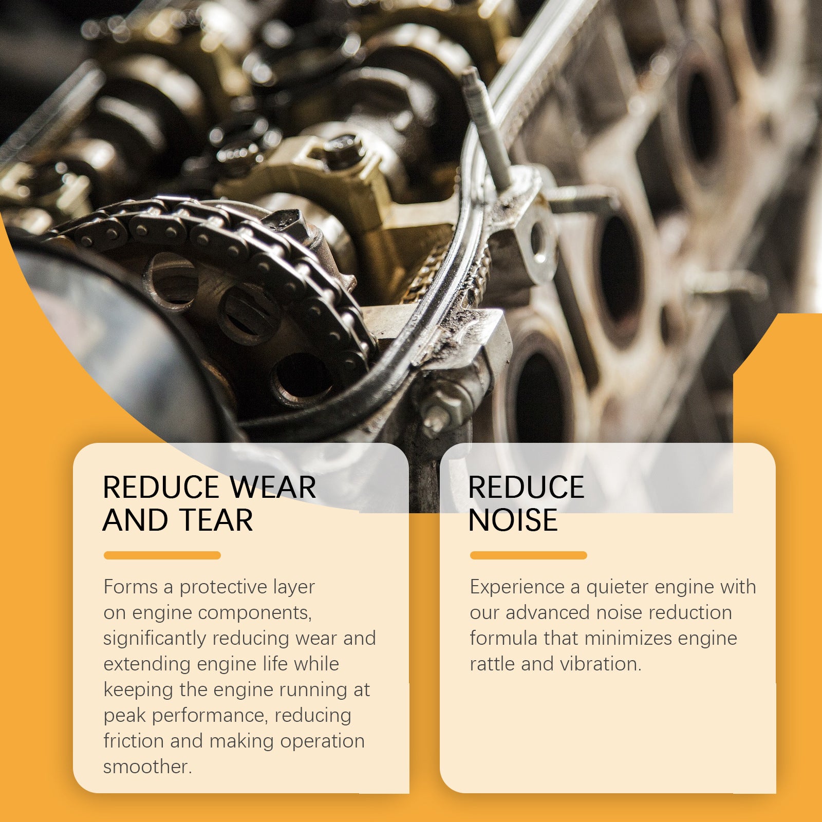 Engine Anti-Wear Additive 100ml Vehicle Noise Reduced Rust Protection