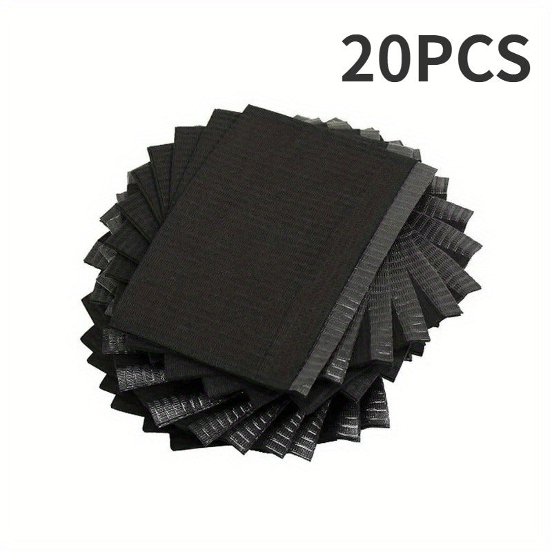 Pack of 50 Black Disposable Cleaning Pads for Tattoo Nail Art Household