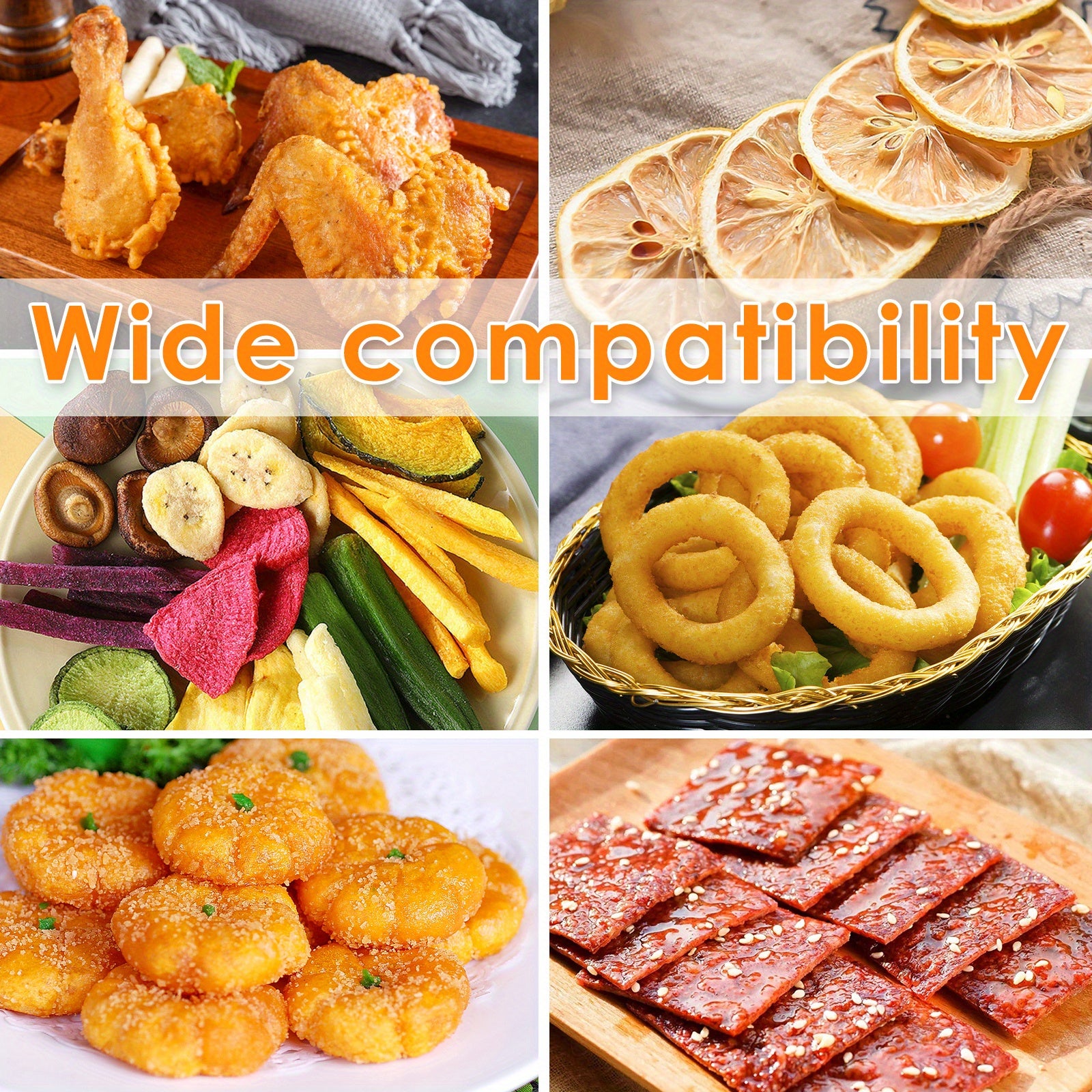 Stainless Steel Square Air Fryer Racks 20.32cm Stackable Heat-Resistant Compatible with AG301 AG302 AG400