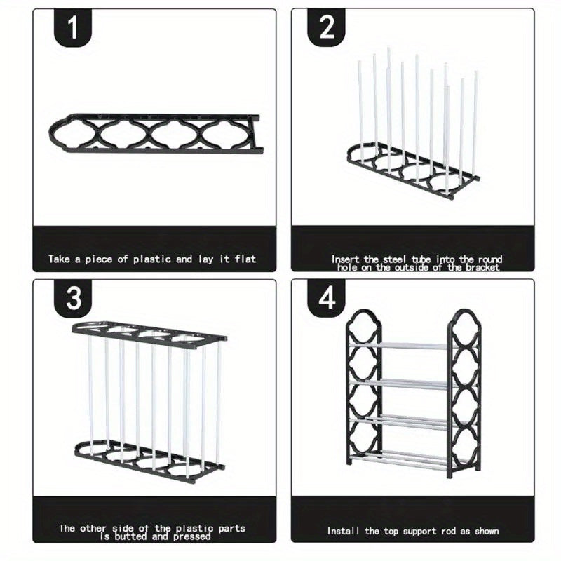 Armario para zapatos plegable a prueba de polvo con puerta transparente para sala de estar o dormitorio
