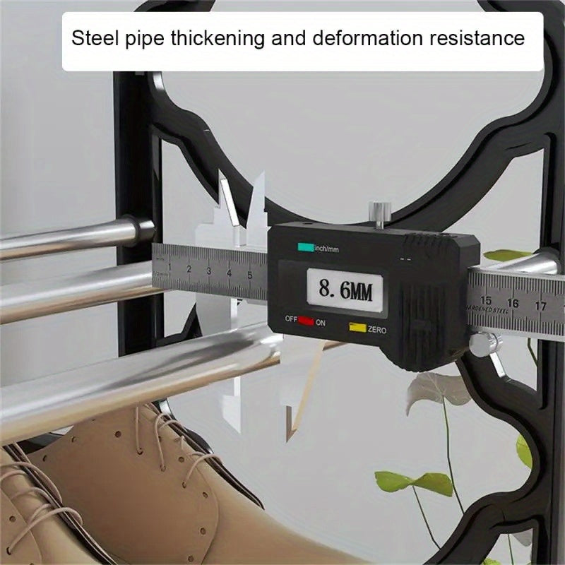 Armario para zapatos plegable a prueba de polvo con puerta transparente para sala de estar o dormitorio