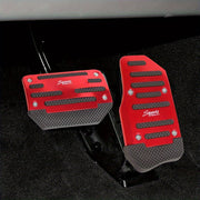 Non-Slip Aluminum Alloy Car Pedal Covers for Automatic Transmission Brake Gas Pedal Set