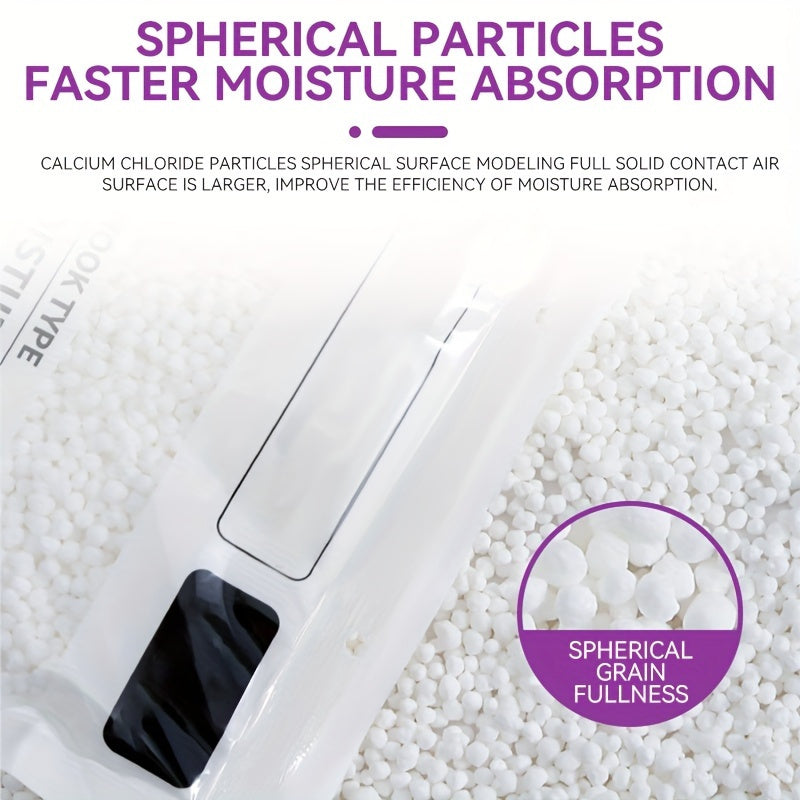 Большие мешки для осушения воздуха, поглотитель влаги, для шкафов и гардеробов, 500 мл, прозрачные