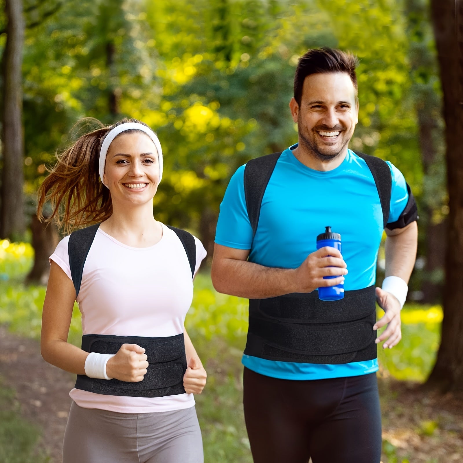 Unisex Adjustable Posture Support Brace for Back and Chest Ergonomic Back Support