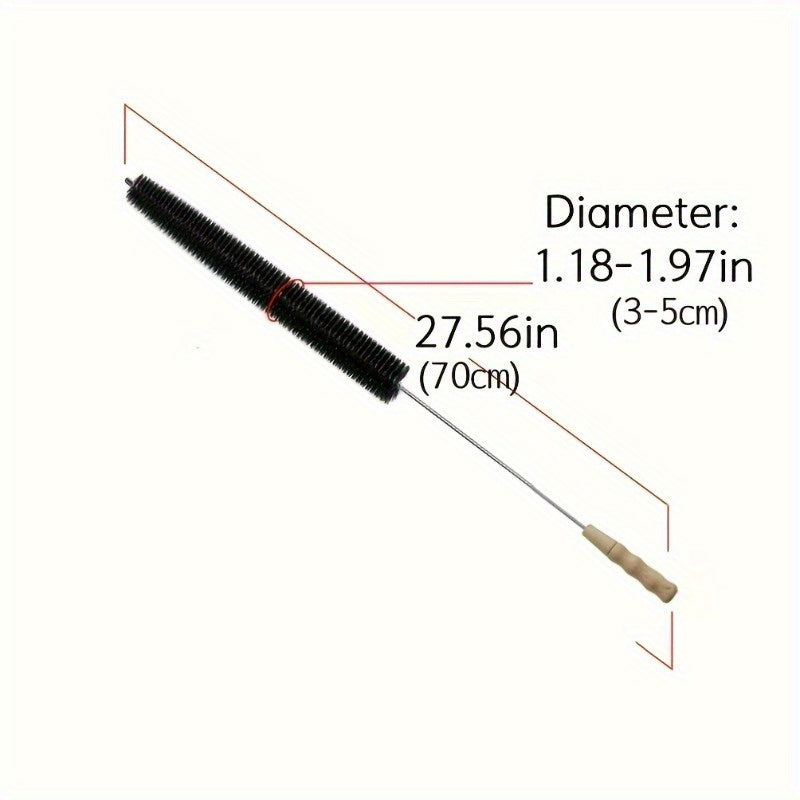 1 dona "Effortless" Quruq havo chiqishi tozalash to'plami - Noxush po'lat, qo'lda, batareya kerak emas