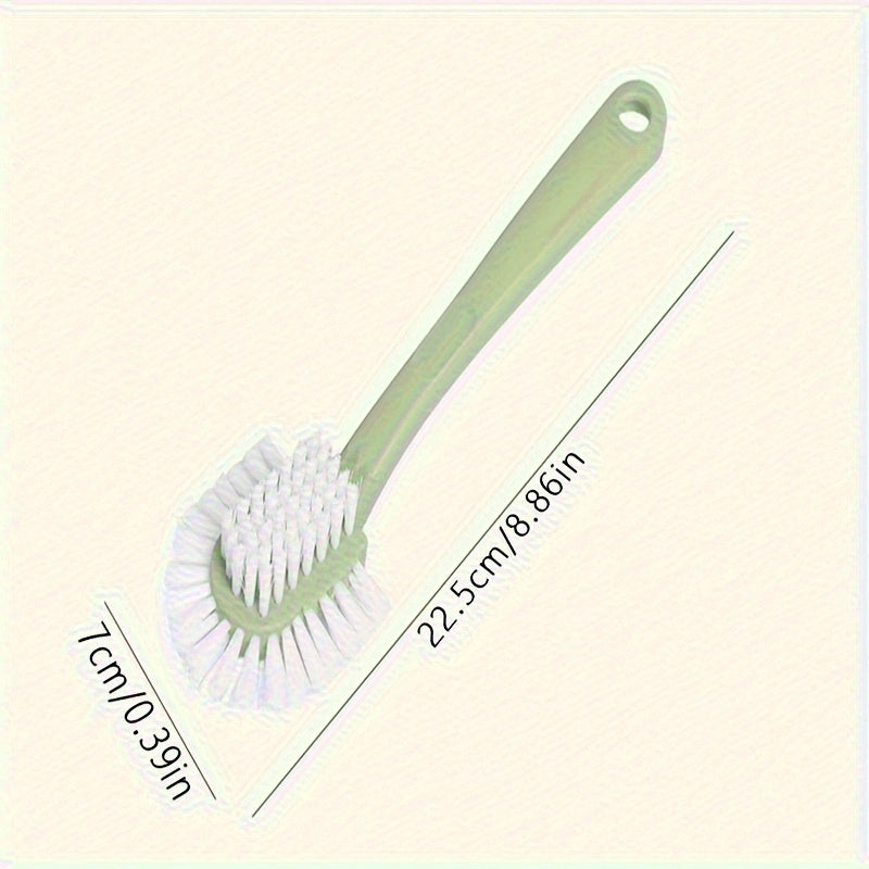 Multi-Angle Soft Bristle Shoe Brush with Long Handle for Effective Cleaning