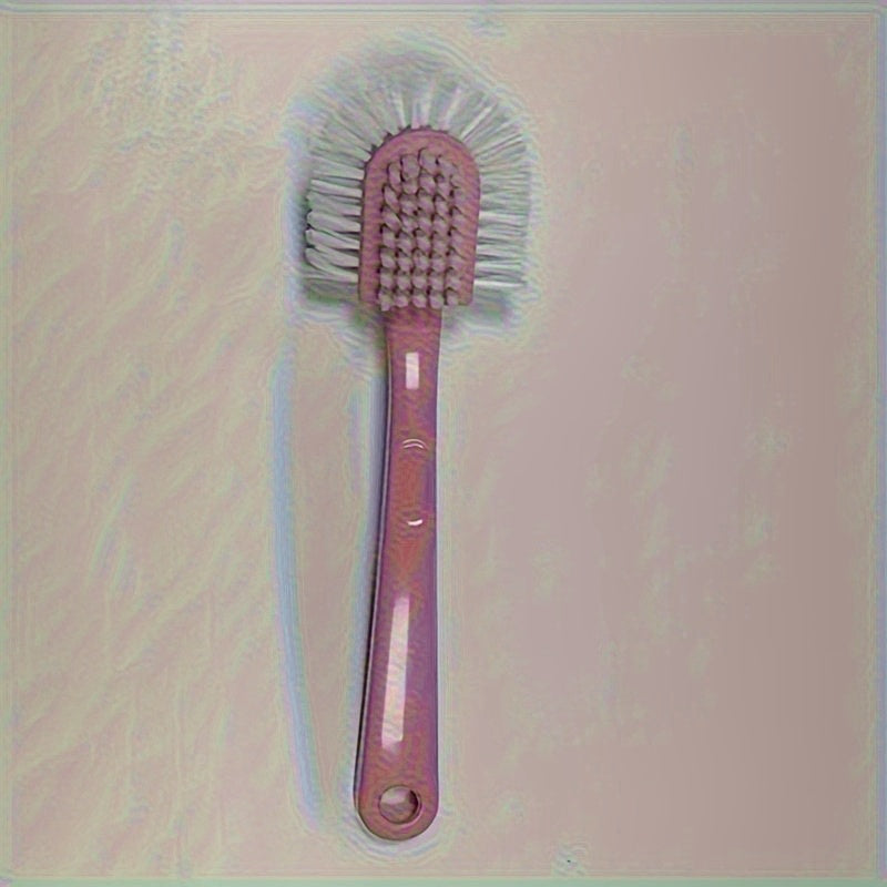 Multi-Angle Soft Bristle Shoe Brush with Long Handle for Effective Cleaning