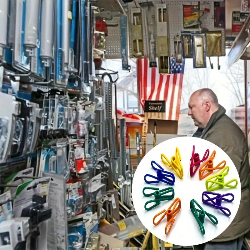 Mustahkam metall oziq-ovqat sumkasi klipi, yeguliklar va hujjatlar uchun yopishqoq tashkilotchisi