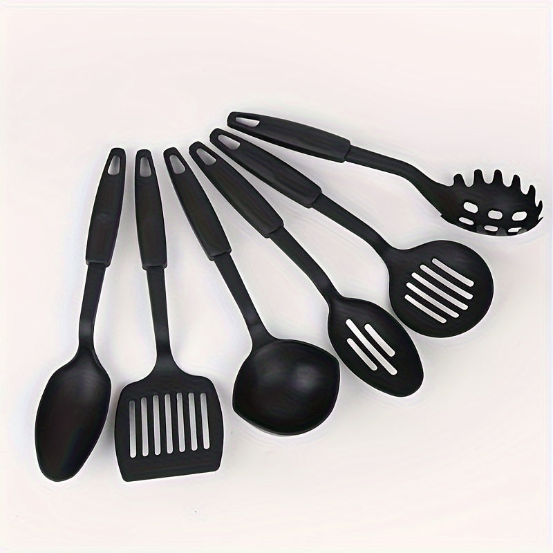 6-Piece Kitchen Utensil Set Non-Stick Safe Heat Resistant Ergonomic Handles