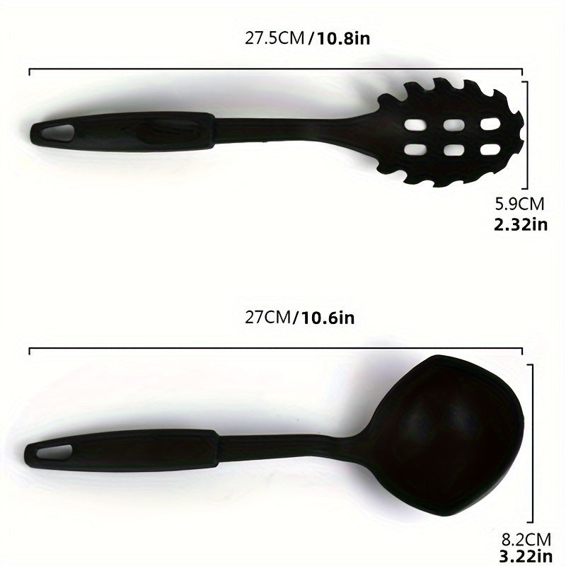 6-Piece Kitchen Utensil Set Non-Stick Safe Heat Resistant Ergonomic Handles