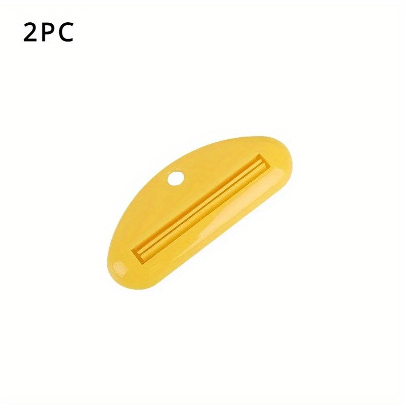 2pcs Plastic Toothpaste Dispenser Squeezers Manual Clamps Bathroom Accessories