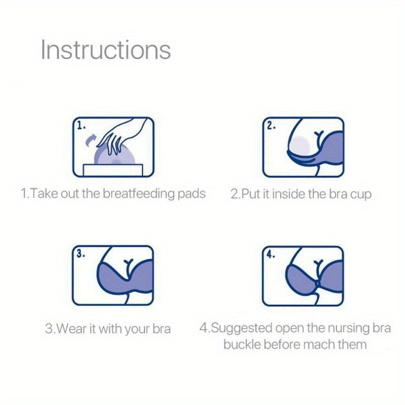 6 многоразовых прокладок для кормления из гипоаллергенного материала, с защитой от протечек, пастельных цветов и с застежкой на молнии