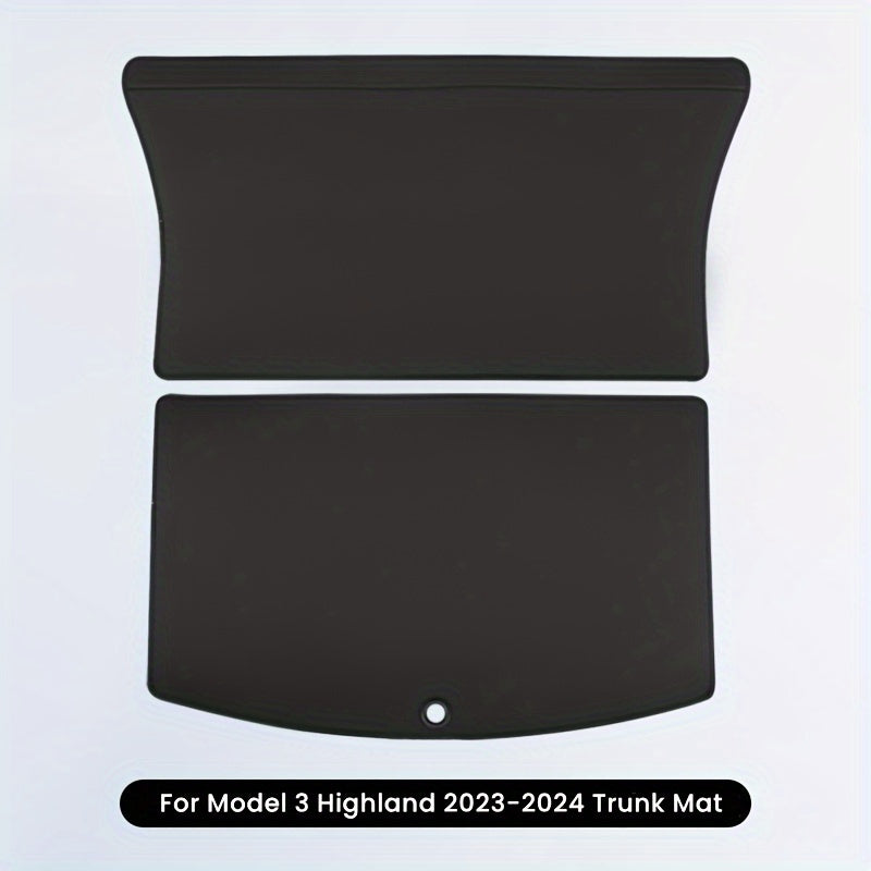 Universal Waterproof PU Leather Cargo Liner Mat for SUV Rear Trunk Protector