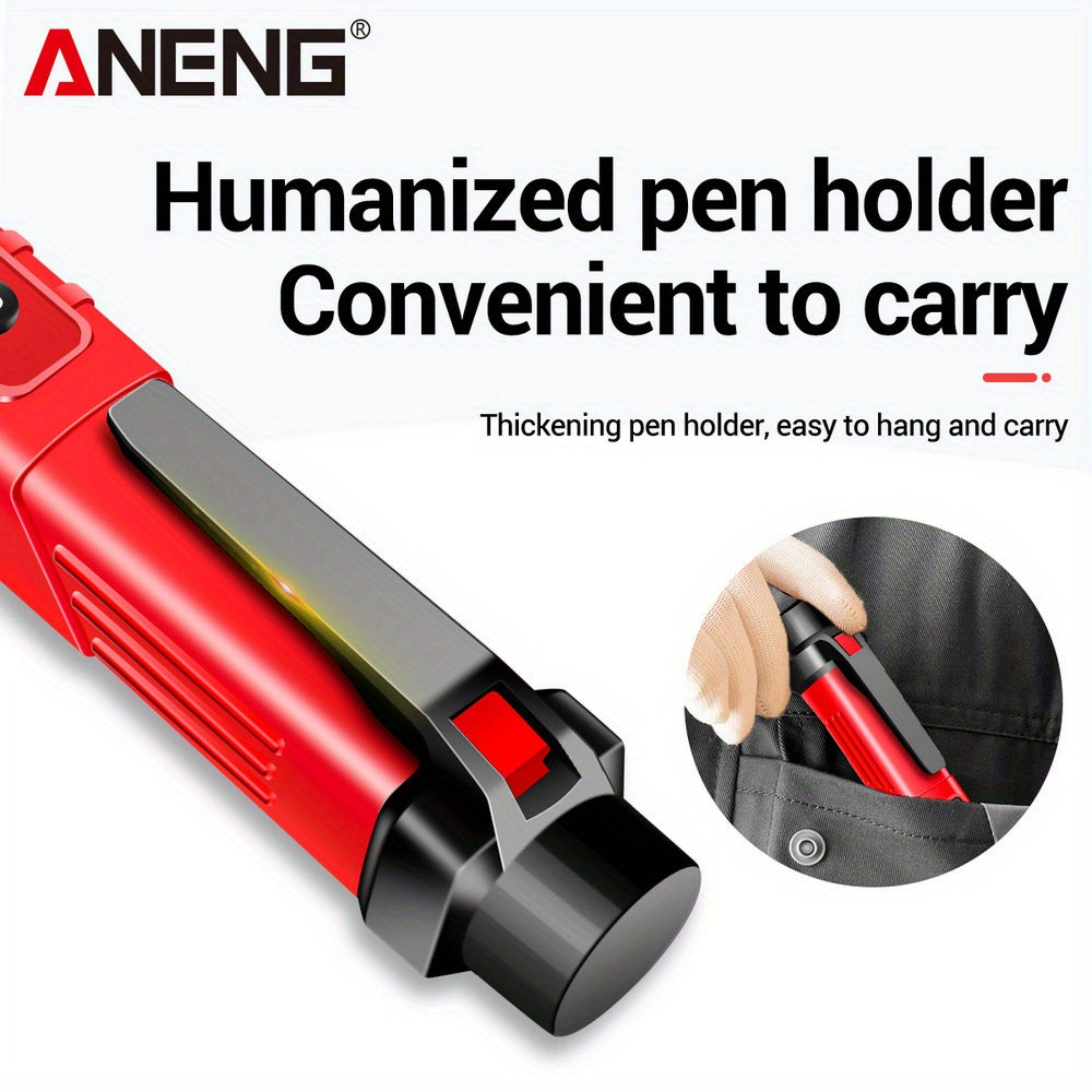 ANENG VD802 Portativ Noqonuniy AC Detektori Tester LED Voltmetr bilan, 12-1000v