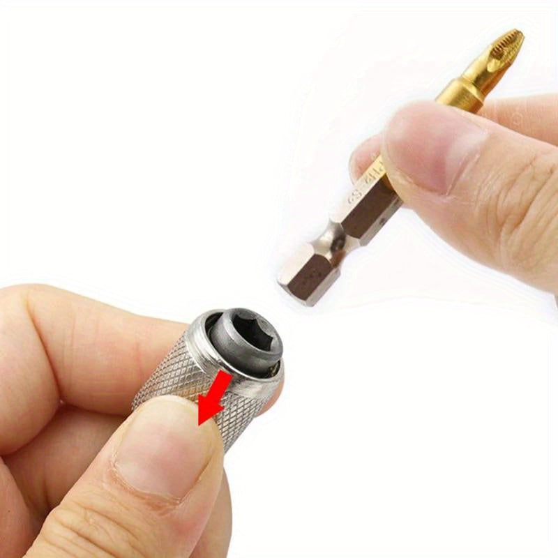 Universal Metal SDS Socket Adapter 1/4 Inch Hex Shank Drill Bit Converter