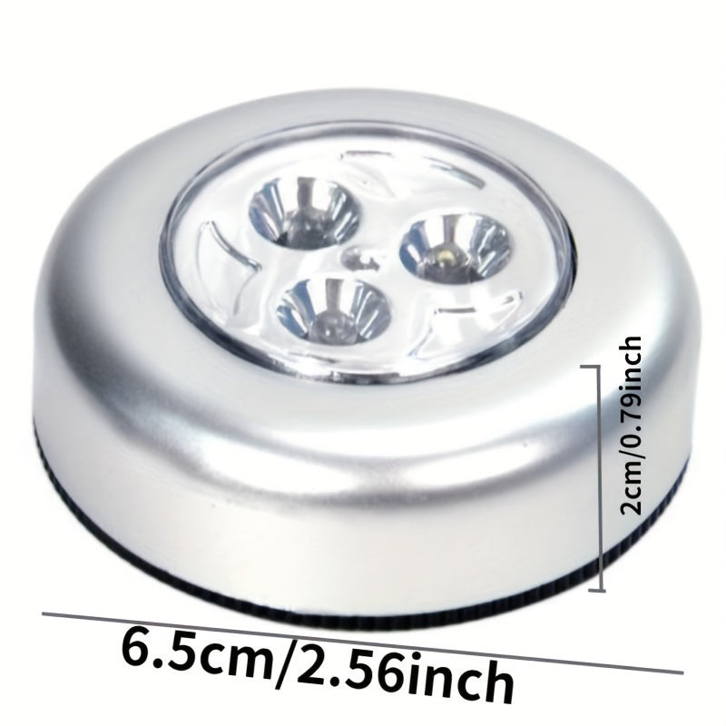 Cordless LED Touch Light Battery Powered 1/2/5pcs Magnetic Stick-on for Home Kitchen Bathroom